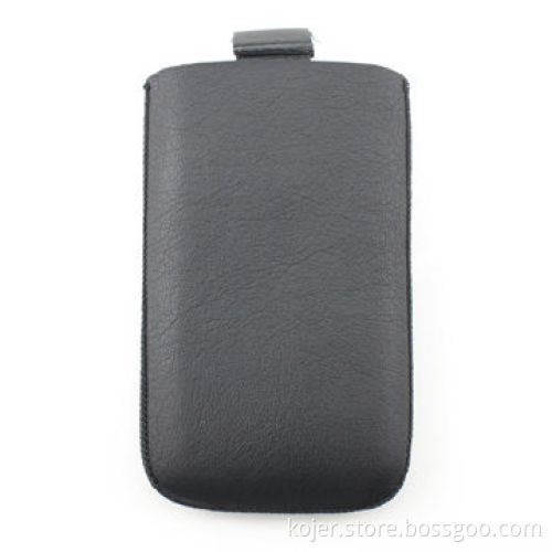 Leather Mobile Phone Case for Apple's iPhone 4, Retractable Pull-tab, Various Colors Available
